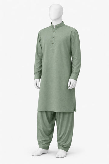 Sage Green Shalwar kameez Ak-112