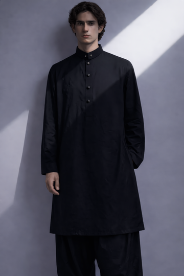 Black kameez Shalwar AK-133