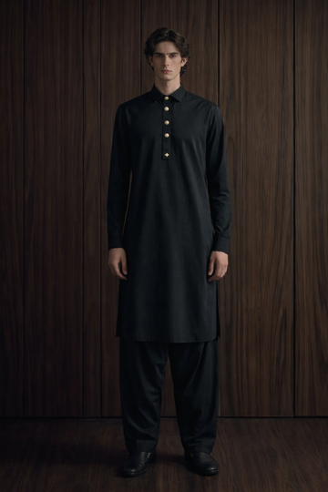 Limited Edition Black Shalwar Kameez AK-135
