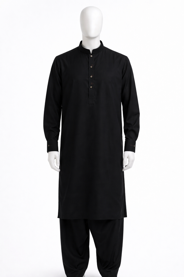 Black Shalwar Kameez AK-101