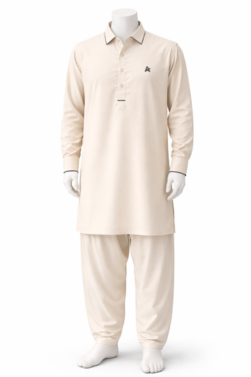 Beige Shalwar kameez AK-107