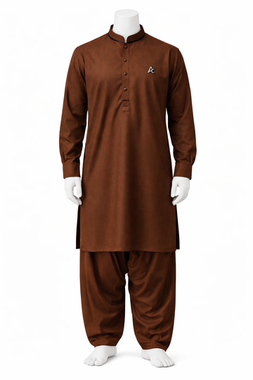 Brown Shalwar Kameez AK-108