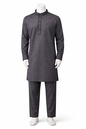 Charcoal Gray kurta trouser AK-110