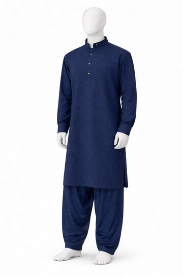 Navy Blue Shalwar Kameez AK-123