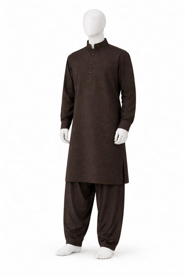 Dark Brown Shalwar Kameez AK-128