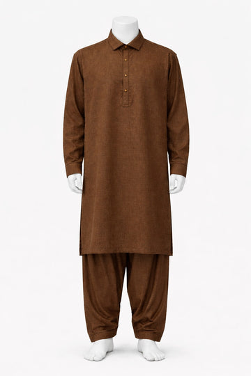 Brown Shalwar Kameez AK-129
