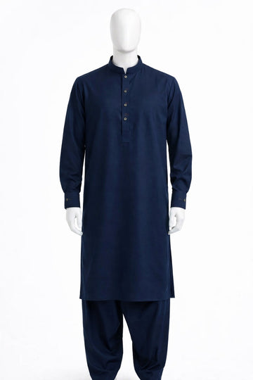 Dark blue Shalwar kameez AK-114