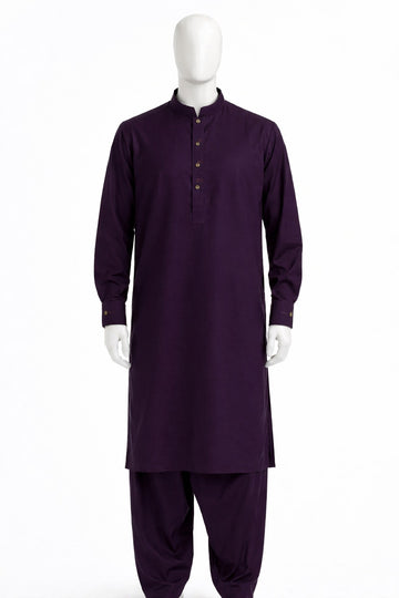 Dark Purple Shalwar Kameez AK-116