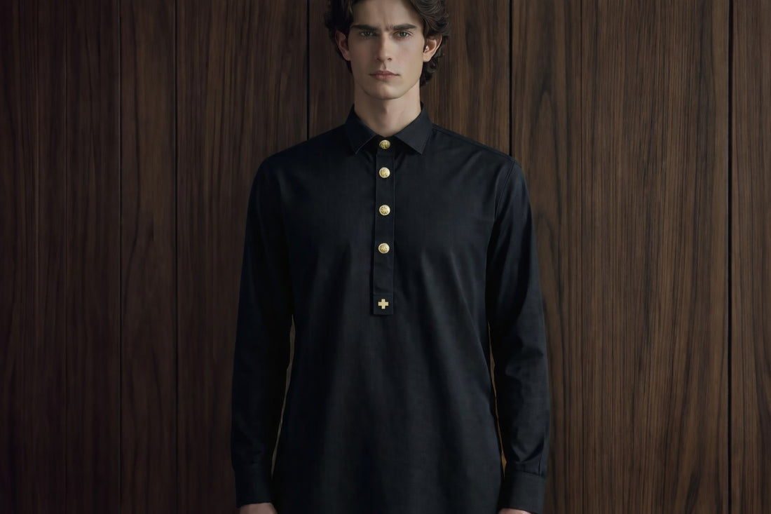 Limited Edition Black Shalwar Kameez AK-135