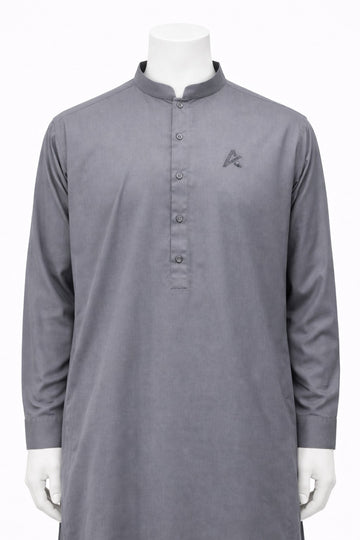 Grey shalwar kameez AK-103